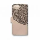 【手帳型】本革　エギングにアオリイカ