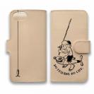 【手帳型】【釣りざんまい】本革 ルアーに乗ったアングラー