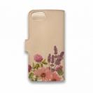 【手帳型】高級本革スマホケース ナチュラルハーブ