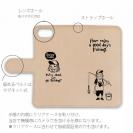 【手帳型】【釣りざんまい】本革 一日釣りを楽しむアングラー