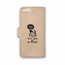 【手帳型】【釣りざんまい】本革 一日釣りを楽しむアングラー