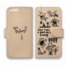 【手帳型】【釣りざんまい】本革 魚釣りに出かけよう!