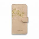 【手帳型】高級本革スマホケース 小さな森