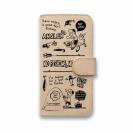 【手帳型】【釣りざんまい】本革 釣りに行きませんか?