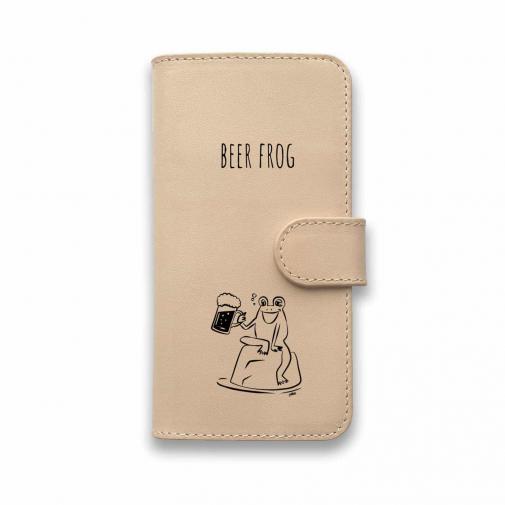 【手帳型】本革 ビアガエル(wakat)