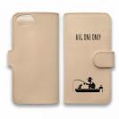 【手帳型】【釣りざんまい】本革 愛犬とボートフィッシング