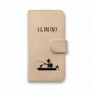 【手帳型】【釣りざんまい】本革 愛犬とボートフィッシング