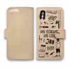 【手帳型】【釣りざんまい】本革 釣りに行く準備