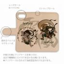 【手帳型】高級本革スマホケース 風神雷神