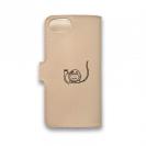 【手帳型】本革 水中散歩するカエルくん(wakat)