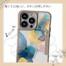 【Compos-Case】北欧デザイン【ラメ】 ブルーマーブル No2