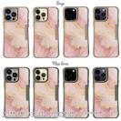 【Compos-Case】くすみカラーマーブル【ラメ】 ピンク＆ゴールド