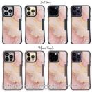 【Compos-Case】くすみカラーマーブル【ラメ】 ピンク＆ゴールド