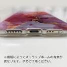 【TPU】マーブル調【ゴールドラメ】 ピンク＆ゴールド