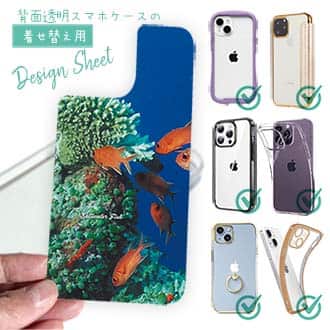 【デザインシート】熱帯魚　No.1　マツカサ類