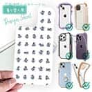 【デザインシート】かわいいペンギンのシームレスパターン