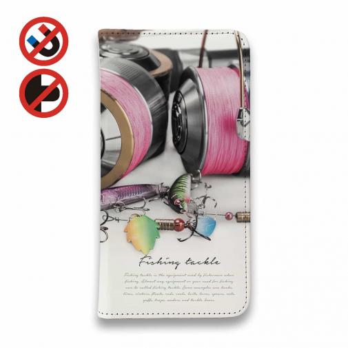 【手帳型ベルトなし】【Stick Case】Fishing tackle