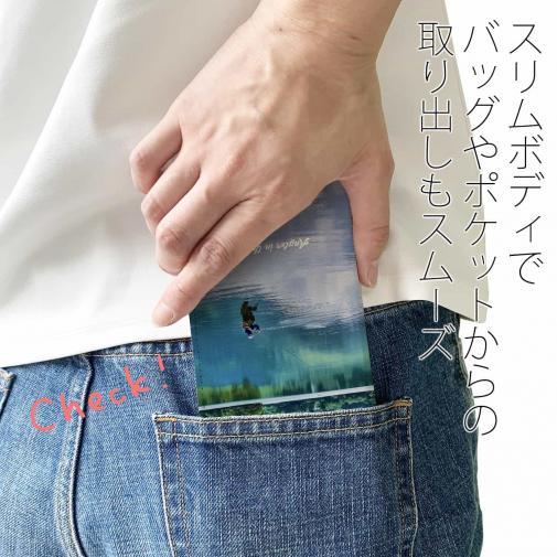 【手帳型ベルトなし】【Stick Case】湯の湖のアングラー
