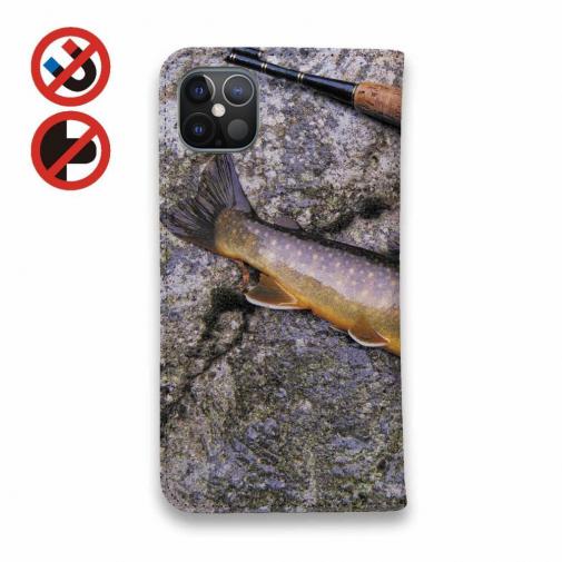 【手帳型ベルトなし】【Stick Case】フライフィッシングとイワナ