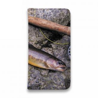 【手帳型ベルトなし】【Stick Case】フライフィッシングとイワナ