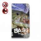 【手帳型ベルトなし】【Stick Case】ビッグバス! BLACK BASS