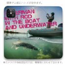 【手帳型ベルトなし】【Stick Case】Fisherman with rod in the boat