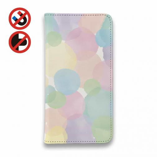 【手帳型ベルトなし】【Stick Case】かわいい水玉 パート3