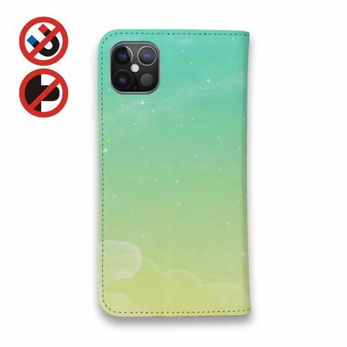 【手帳型ベルトなし】【Stick Case】ふわふわな空