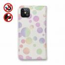 【手帳型ベルトなし】【Stick Case】手書き風ドット