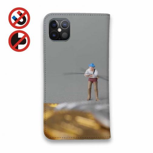 【手帳型ベルトなし】【Stick Case】釣りとお金