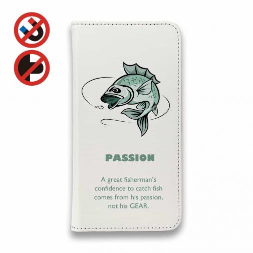 【手帳型ベルトなし】【Stick Case】釣りに対する情熱!