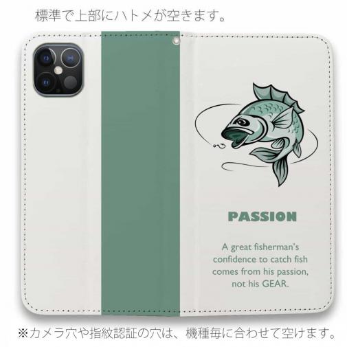 【手帳型ベルトなし】【Stick Case】釣りに対する情熱!