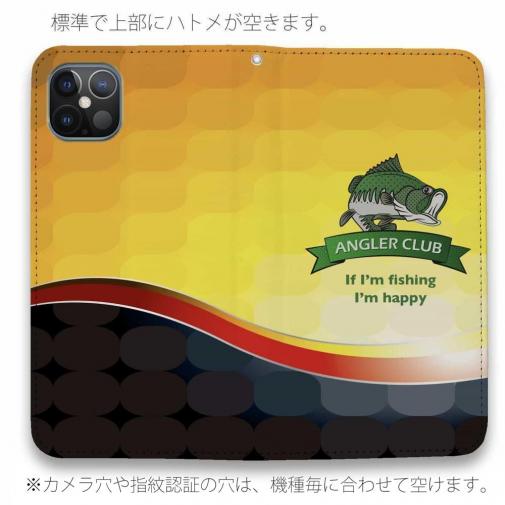 【手帳型ベルトなし】【Stick Case】アングラーズクラブ