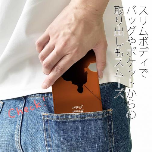 【手帳型ベルトなし】【Stick Case】夕暮れのルアーマン