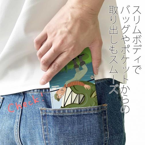 【手帳型ベルトなし】【Stick Case】大物との格闘!