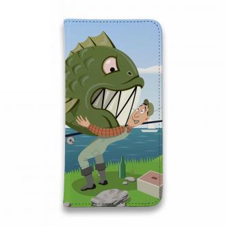 【手帳型ベルトなし】【Stick Case】大物との格闘!