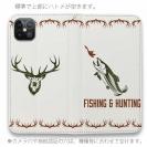 【手帳型ベルトなし】【Stick Case】FISHING & HUNTING