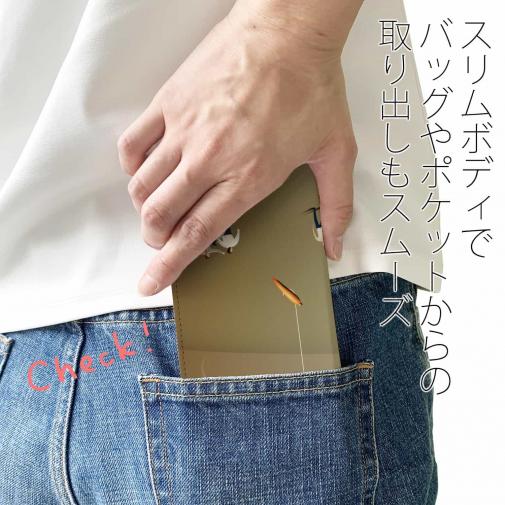 【手帳型ベルトなし】【Stick Case】ビジネスマンと釣り