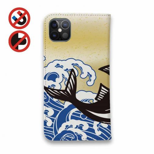 【手帳型ベルトなし】【Stick Case】カツオ出汁風デザイン