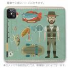 【手帳型ベルトなし】【Stick Case】アウトドア・フィッシャーマン