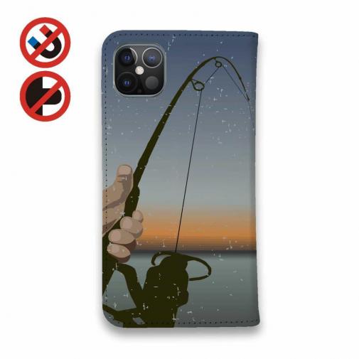 【手帳型ベルトなし】【Stick Case】Fish and air　夕暮れ