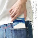 【手帳型ベルトなし】【Stick Case】波のイメージ　パート2