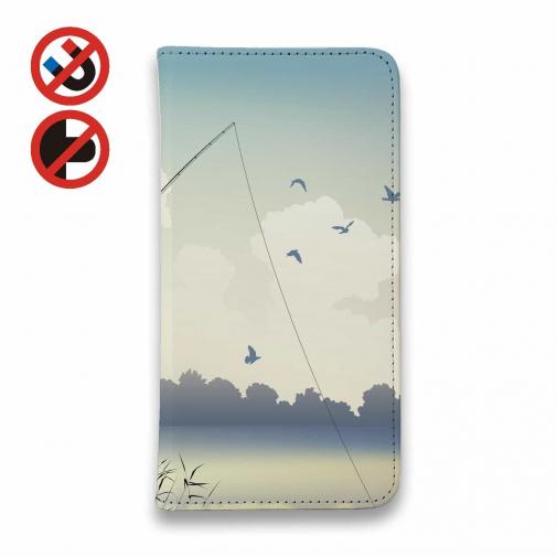 【手帳型ベルトなし】【Stick Case】夏休みの釣り