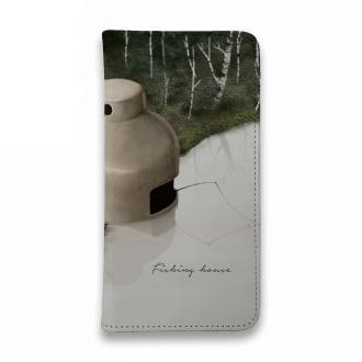 【手帳型ベルトなし】【Stick Case】Fishing house