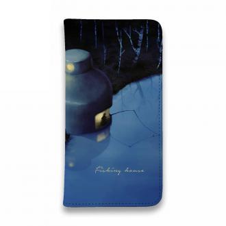 【手帳型ベルトなし】【Stick Case】Fishing house night