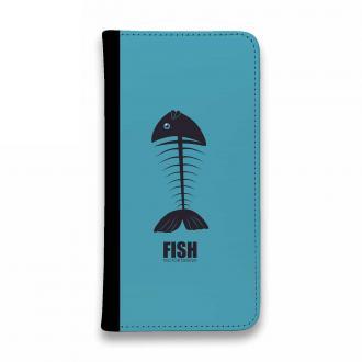 【手帳型ベルトなし】【Stick Case】ボーンフィッシュ