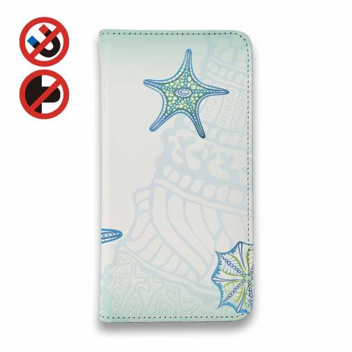 【手帳型ベルトなし】【Stick Case】トロピカルなスターフィッシュ