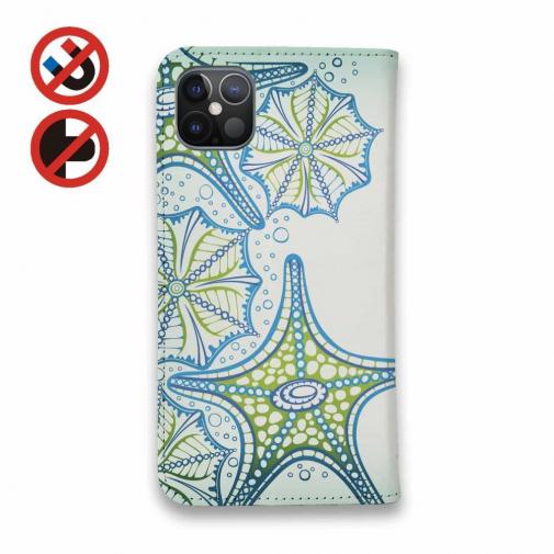 【手帳型ベルトなし】【Stick Case】トロピカルなスターフィッシュ