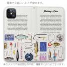 【手帳型ベルトなし】【Stick Case】Fishing Lure