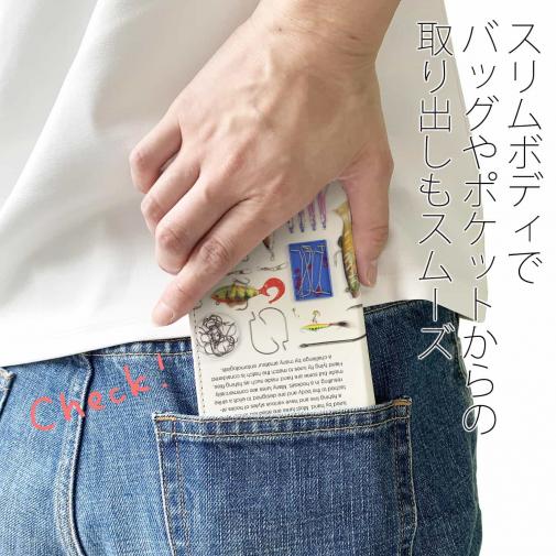 【手帳型ベルトなし】【Stick Case】Fishing Lure